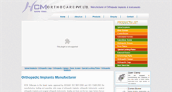 Desktop Screenshot of hcmortho.com